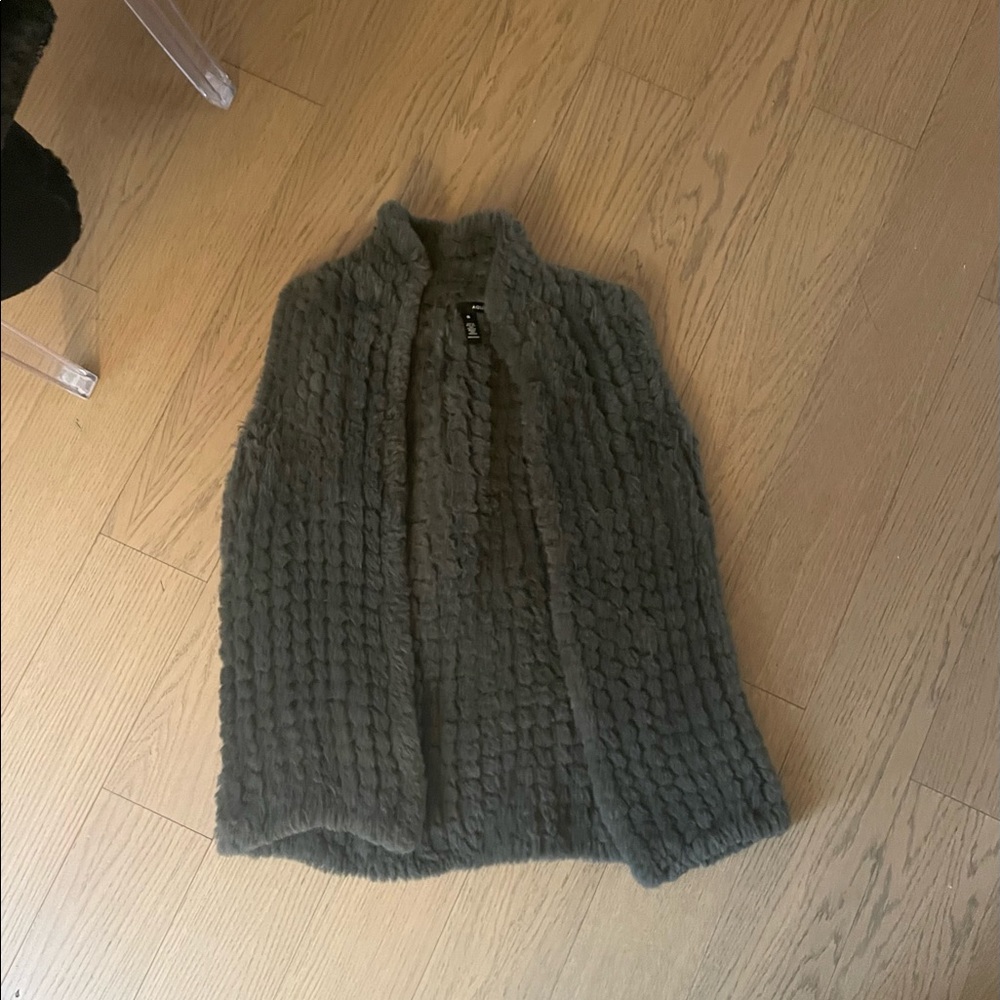 Faux fur vest